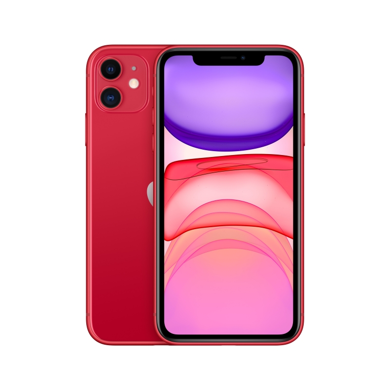Apple iPhone 11 15,5 cm (6.1") SIM doble iOS 13 4G 128 GB Rojo