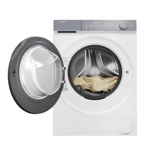 Haier HW90-B14367U1-IT washing machine Front-load 9 kg 1400 RPM Silver, White