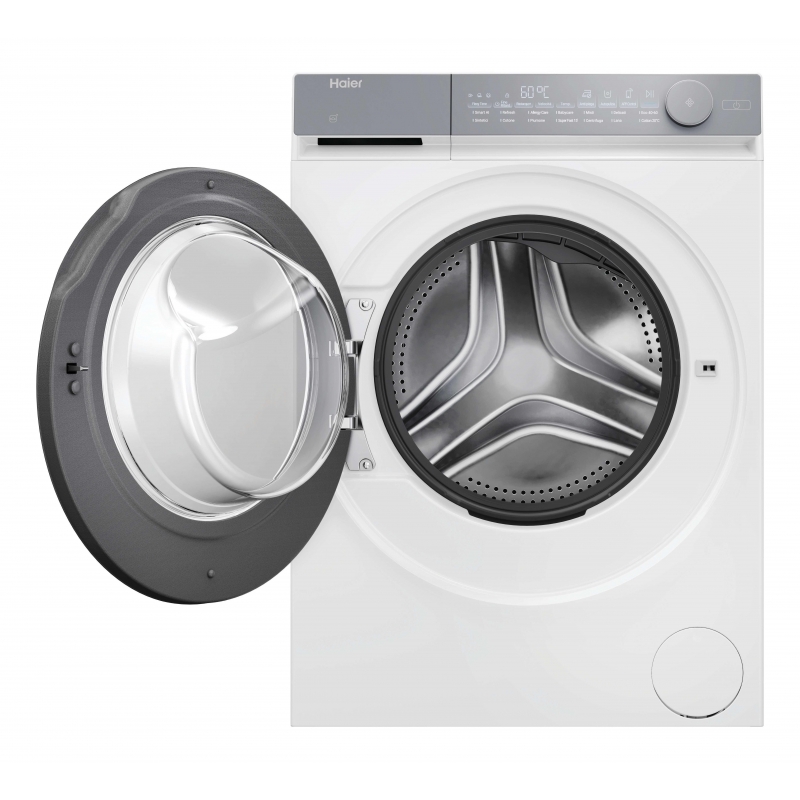 Haier X Series 7, Lavatrice Carica Frontale 9 KG, 35% più efficente della classe A, 1400 giri, Bianco, Direct Motion, Vapore,