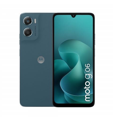 Motorola moto g06 17,5 cm (6.88") Dual-SIM Android 15 4G USB Typ-C 4 GB 128 GB 5200 mAh Blau