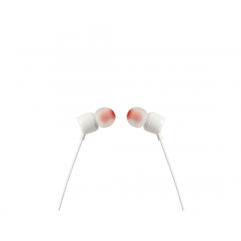JBL Tune 110 Auricolare Cablato In-ear MUSICA Bianco