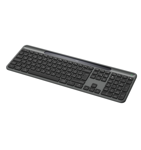 Logitech Signature Slim Solar+ wireless keyboard K980 Tastatur Universal RF Wireless + Bluetooth QWERTY Italienisch Graphit