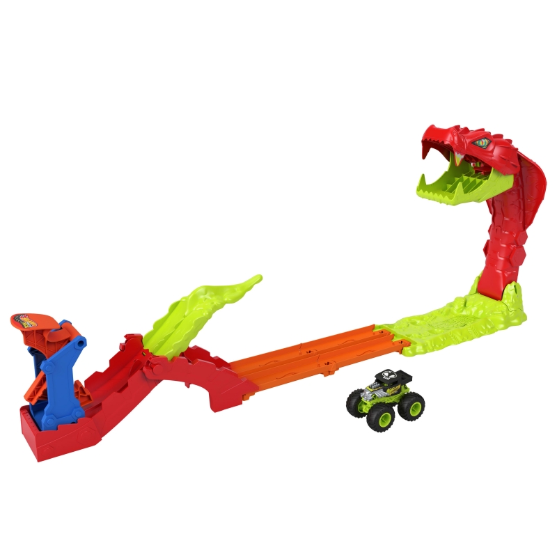 Hot Wheels – Coffret Monster Trucks L’Attaque du Serpent