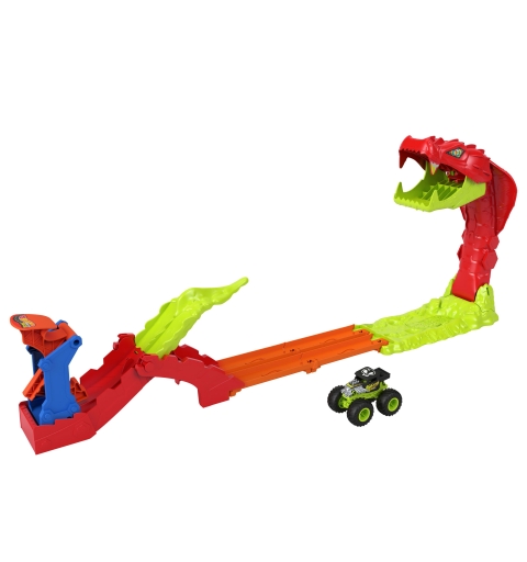 Hot Wheels – Coffret Monster Trucks L’Attaque du Serpent