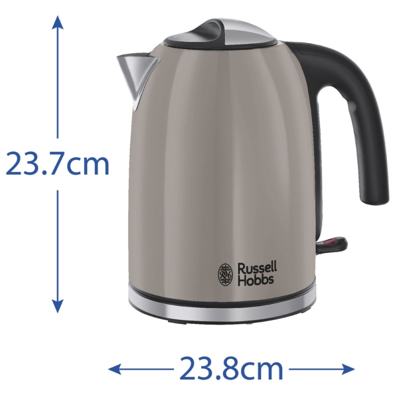 Russell Hobbs 28511-70 tetera eléctrica 1,7 L 2400 W Negro, Crema de color