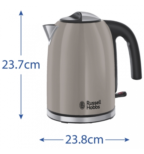 Russell Hobbs 28511-70 electric kettle 1.7 L 2400 W Black, Cream