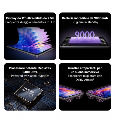 Xiaomi Redmi Pad 2 256 Go 27,9 cm (11") 8 Go Wi-Fi 5 (802.11ac)