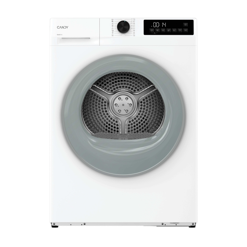 Candy PRODRY 300, Asciugatrice Slim 7 KG, Classe D, Bianco, Inverter, 5 Cicli rapidi, GDS 7N2G-S