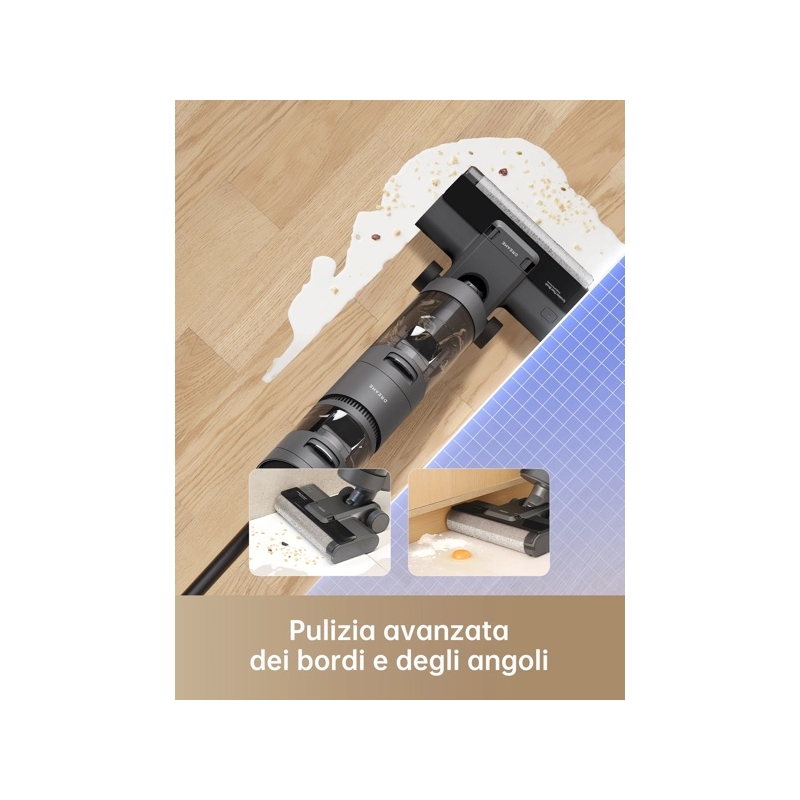 Dreame H11CORE Aspirapolvere e Lavapavimenti Secco e Umido Ricaricabile 170W Autonomia 22min