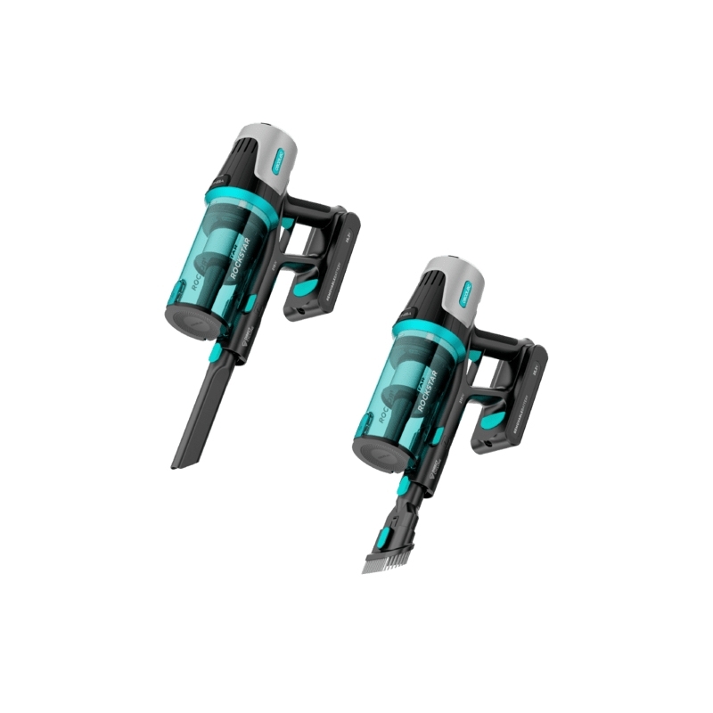 Cecotec Conga Rockstar 1500 Horizon Genesis XL Stabstaubsauger Akku Trocken Beutellos Schwarz, Blau