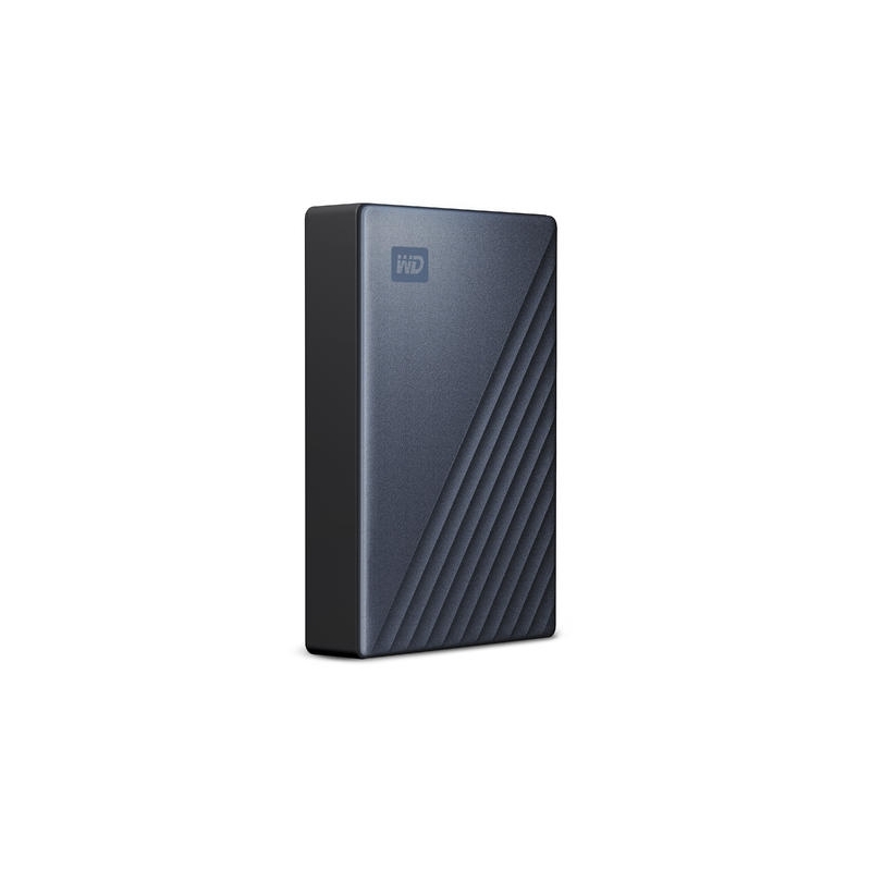 Western Digital WDBFTM0040BBL-WESN Externe Festplatte 4 TB USB Typ-C 3.2 Gen 1 (3.1 Gen 1) Schwarz, Blau