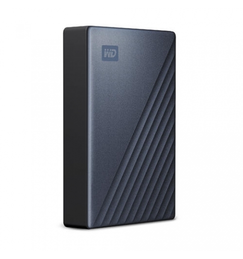 Western Digital WDBFTM0040BBL-WESN disque dur externe 4 To USB Type-C 3.2 Gen 1 (3.1 Gen 1) Noir, Bleu