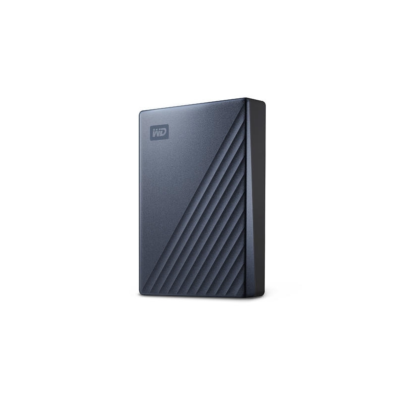 Western Digital WDBFTM0040BBL-WESN disco rigido esterno 4 TB USB tipo-C 3.2 Gen 1 (3.1 Gen 1) Nero, Blu