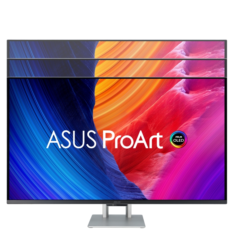 ASUS ProArt OLED PA32UCDM computer monitor 80 cm (31.5") 3840 x 2160 pixels 4K Ultra HD QD-OLED Silver