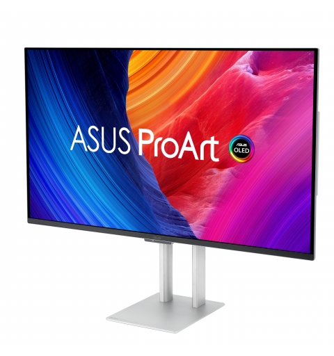 ASUS ProArt OLED PA32UCDM computer monitor 80 cm (31.5") 3840 x 2160 pixels 4K Ultra HD QD-OLED Silver