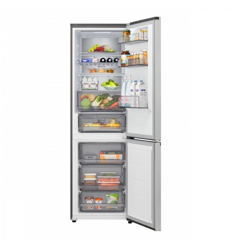 LG GBBS514CPY Frigorifero combinato Fit & Max 60cm, Classe C, 333L, AI Inverter, Prime Silver