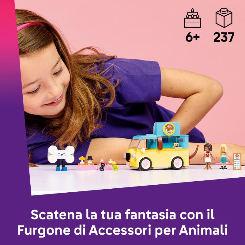 LEGO Friends Furgone di accessori per animali