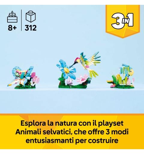 LEGO Creator Animali selvatici colibrì variopinto