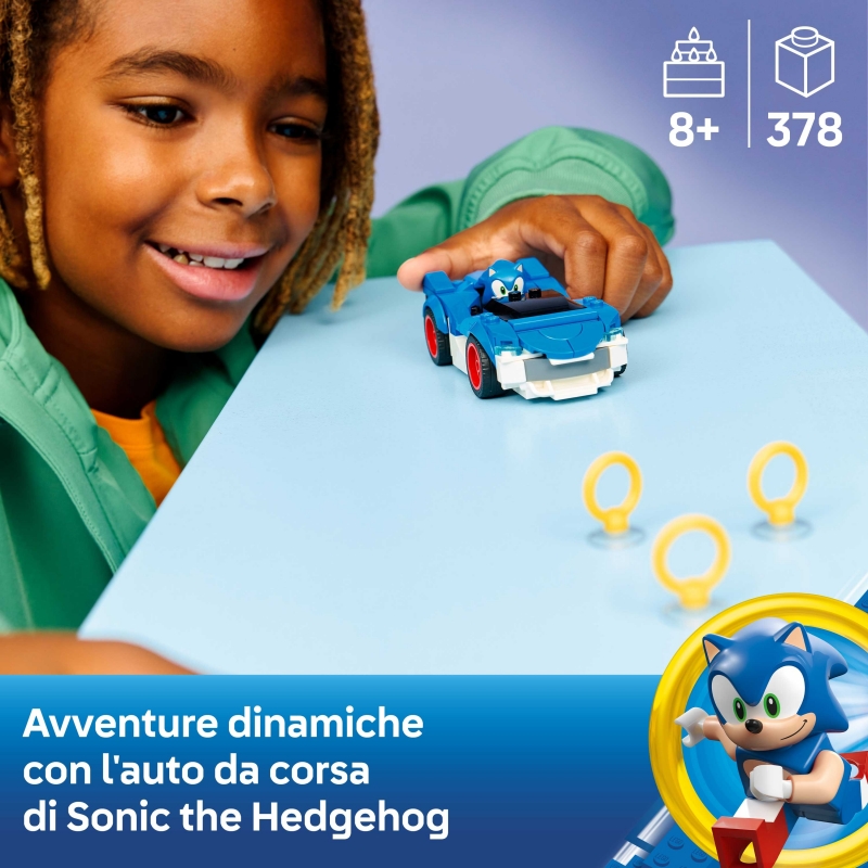 LEGO Sonic the Hedgehog Sonic Speedster Lightning