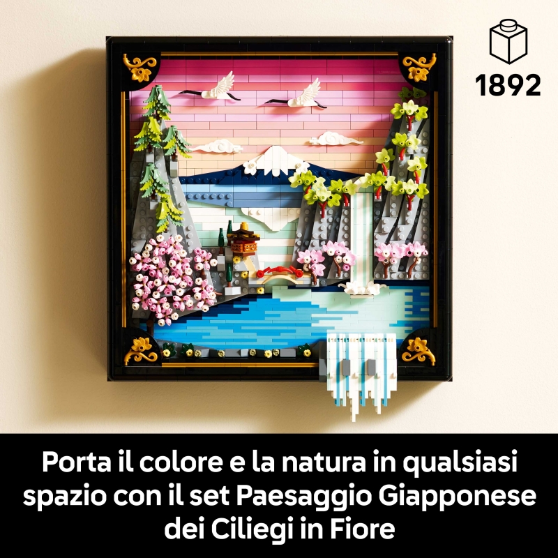 LEGO ART Paesaggio giapponese con ciliegi fioriti