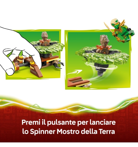 LEGO NINJAGO Lloyd vs. Erdmonster-Spinner