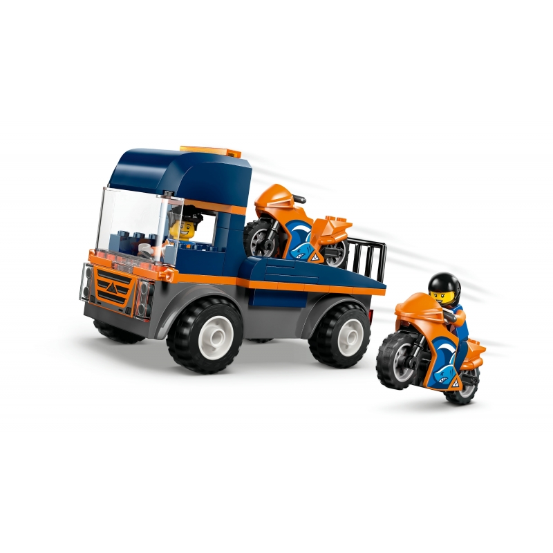 LEGO City Le transporteur de motos