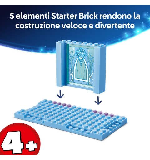 LEGO Disney Princess Castillo de Hielo de Elsa y Aventura en la Nieve