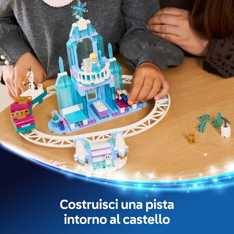 LEGO Disney Princess Castillo de Hielo de Elsa y Aventura en la Nieve