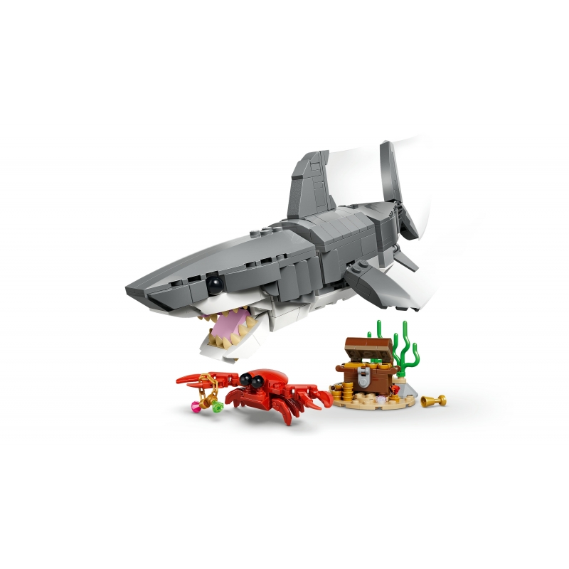 LEGO Creator Feroz Tiburón con Cofre del Tesoro