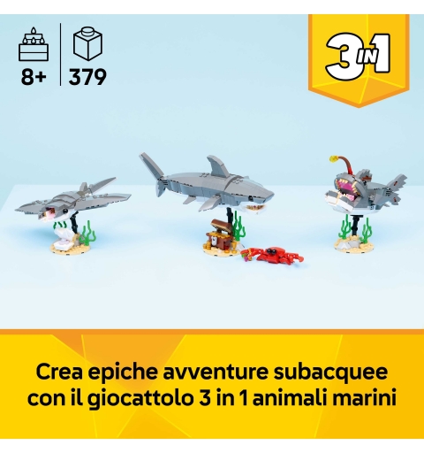 LEGO Creator Le redoutable requin et le coffre au trésor