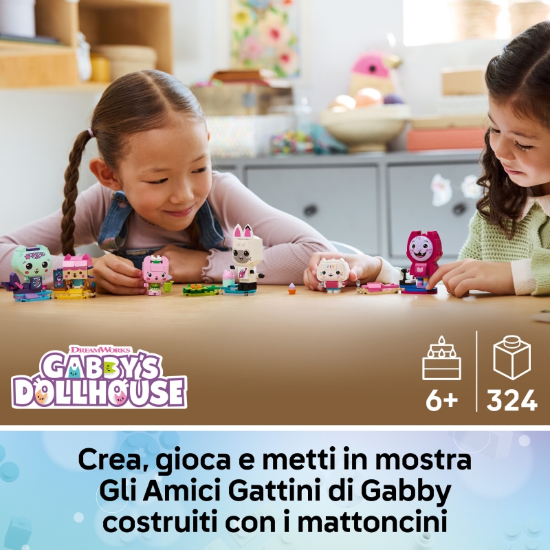 LEGO Gabby’s Dollhouse Gli amici gattini di Gabby