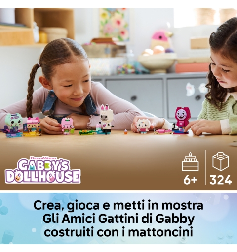 LEGO Gabby’s Dollhouse Amigos Felinos para Construir de Gabby