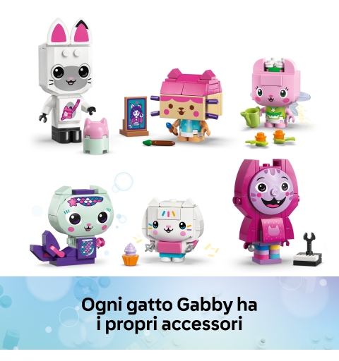 LEGO Gabby’s Dollhouse Amigos Felinos para Construir de Gabby