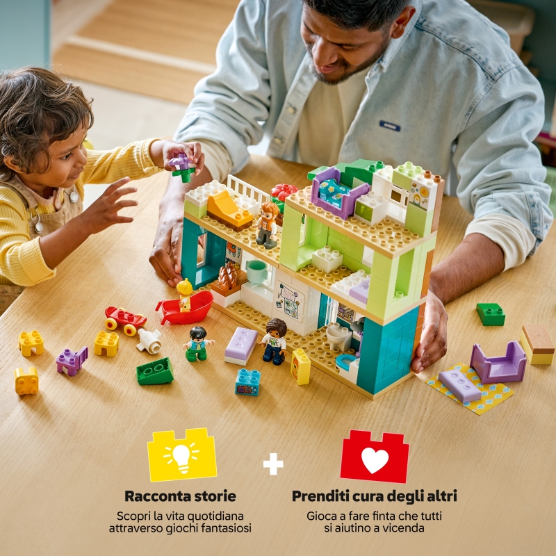 LEGO DUPLO 3 in 1 Modern Family House with Figures