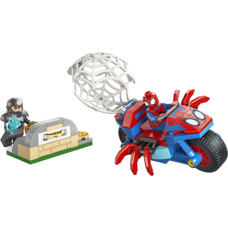 LEGO Marvel Super Heroes Spidey on his Motorcycle vs. Rhino