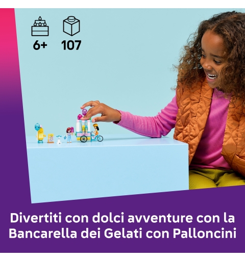 LEGO Friends Puesto de Helados y Globos