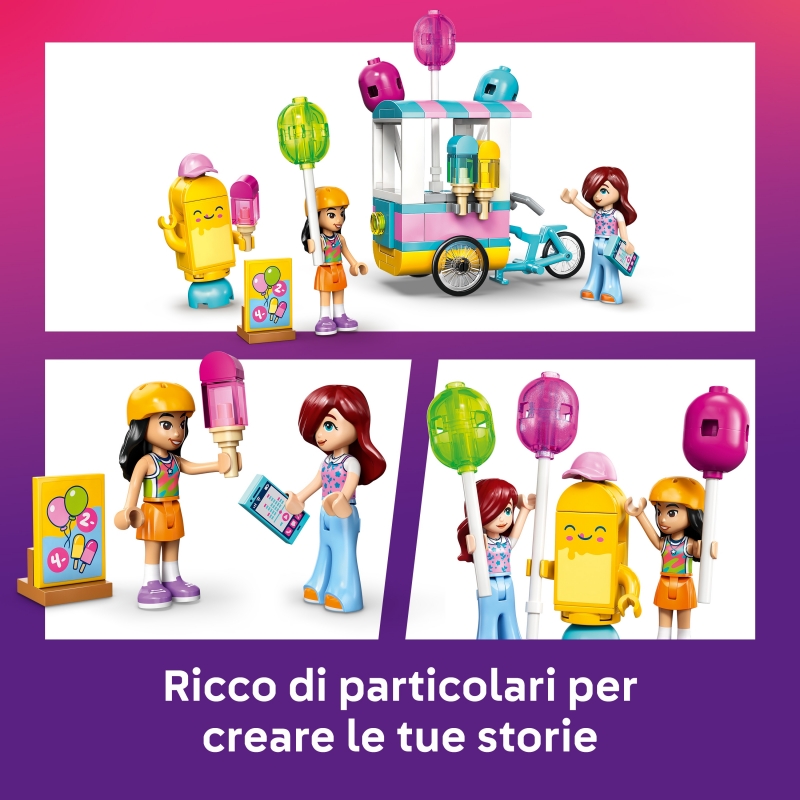 LEGO Friends Bancarella dei gelati con palloncini