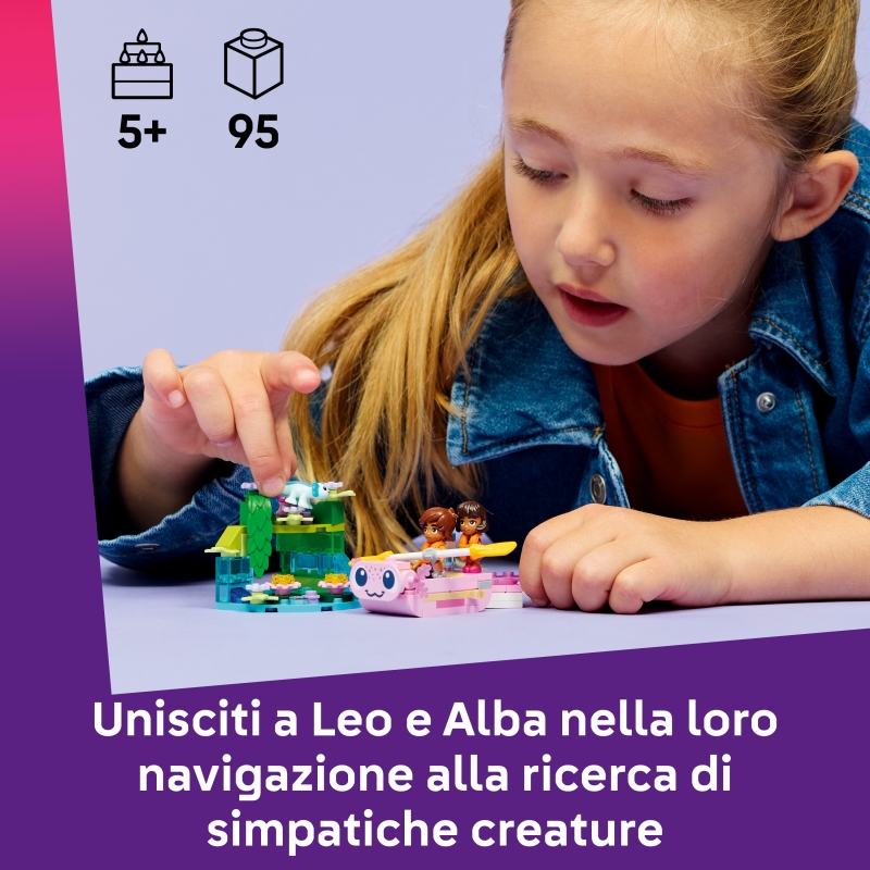 LEGO Friends Le bateau d’aventures axolotl