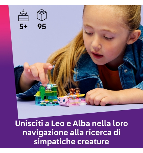 LEGO Friends Le bateau d’aventures axolotl