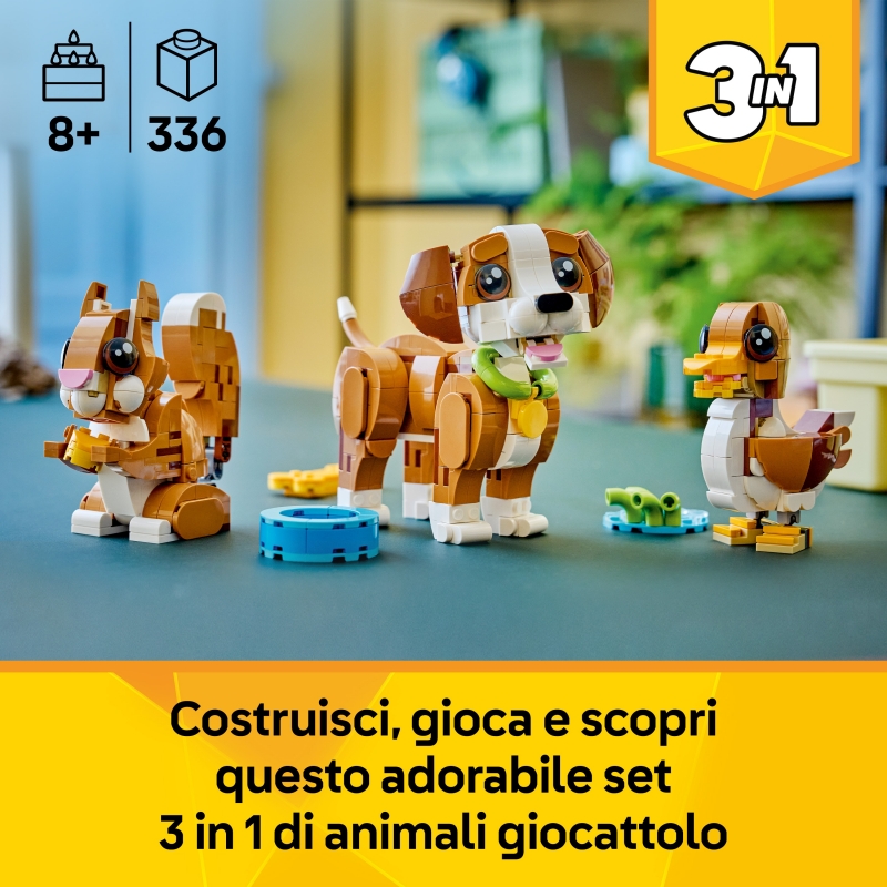 LEGO Creator Les adorables animaux le chiot joueur