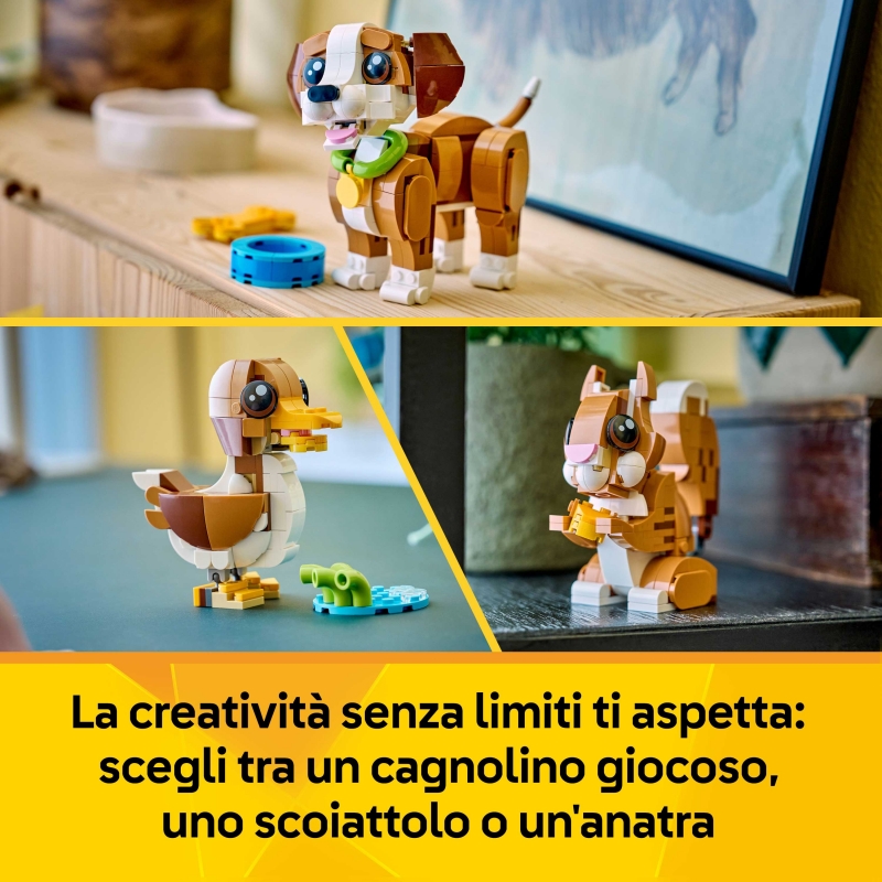 LEGO Creator Adorabili animali cagnolino giocoso