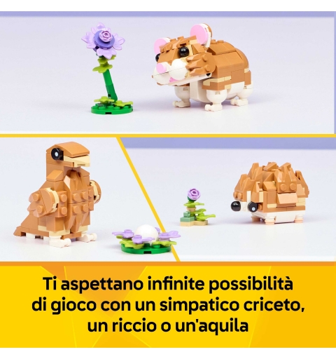 LEGO Creator Lindo Hámster con Flor