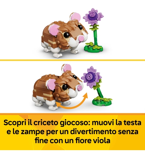 LEGO Creator Simpatico criceto con fiore