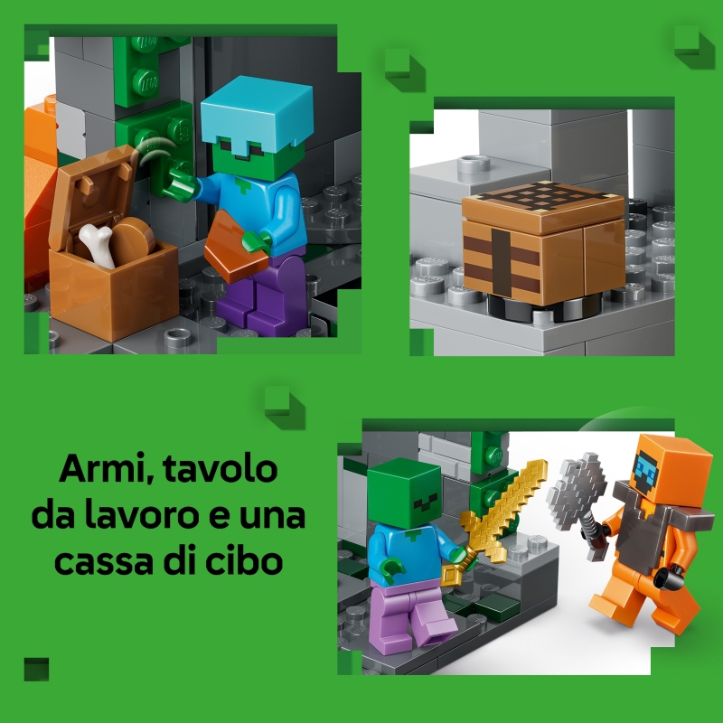 LEGO Minecraft La Mazmorra de Zombis