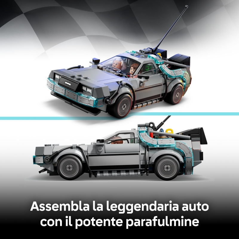 LEGO Speed Champions Macchina del tempo di Ritorno al futuro