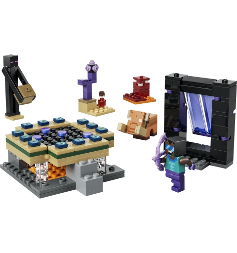 LEGO Minecraft Reise durch Nether und Endportal