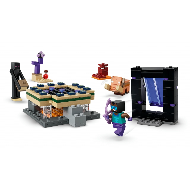 LEGO Minecraft Reise durch Nether und Endportal