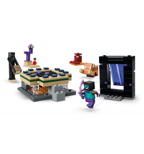 LEGO Minecraft Reise durch Nether und Endportal