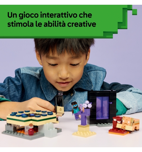 LEGO Minecraft Nether & End Portal Journey