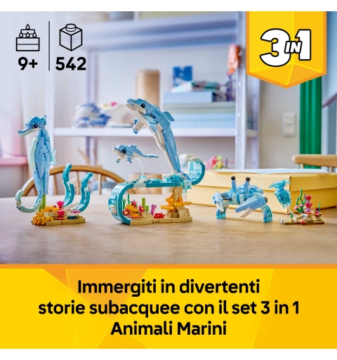 LEGO Creator Meerestiere Wunderschöne Delfine